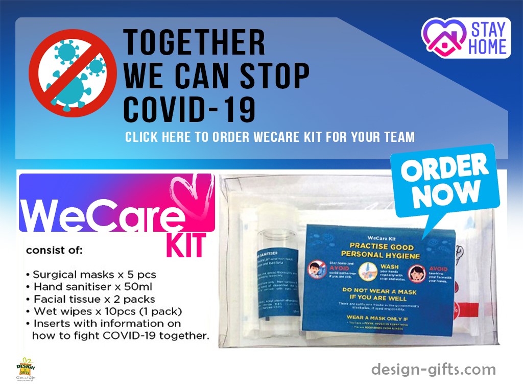 COVID-19, wecare kit, we care kit, hand sanitiser, hand sanitizer, surgical mask, anti bacteria wet wipes